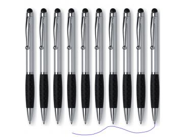 10x Kugelschreiber Touchpen Handy Tablet Smartphone Eingabestift Touch 2in1 Pen