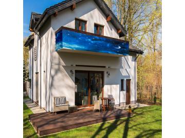 Balkonabdeckung Balkon Balkonbespannung Sichtschutz Terrasse blickdicht